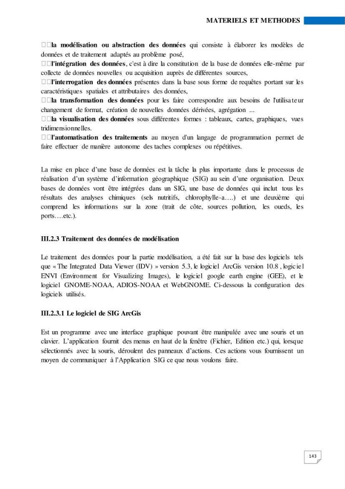 Simulation de la qualité de l’eau de la zone côtière oranaise par modélisation numérique et combinaison de données multi-sources satellitales