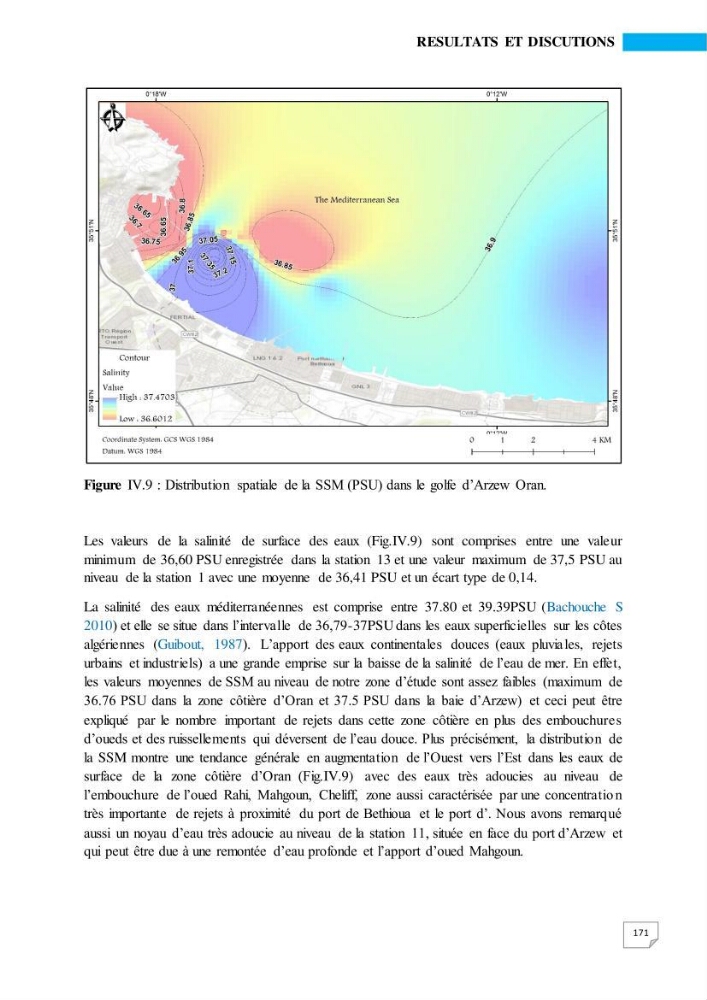 Simulation de la qualité de l’eau de la zone côtière oranaise par modélisation numérique et combinaison de données multi-sources satellitales