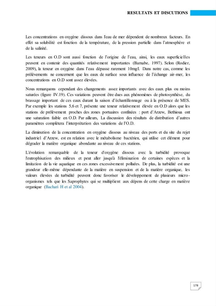 Simulation de la qualité de l’eau de la zone côtière oranaise par modélisation numérique et combinaison de données multi-sources satellitales