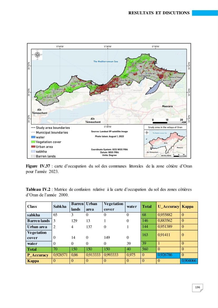 Simulation de la qualité de l’eau de la zone côtière oranaise par modélisation numérique et combinaison de données multi-sources satellitales