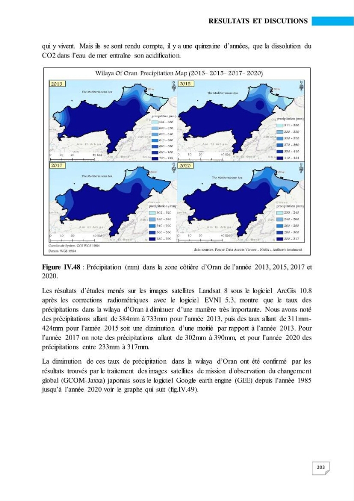 Simulation de la qualité de l’eau de la zone côtière oranaise par modélisation numérique et combinaison de données multi-sources satellitales