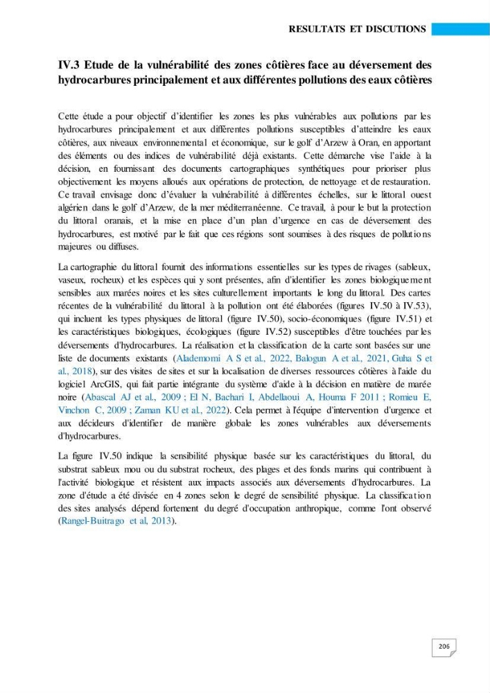 Simulation de la qualité de l’eau de la zone côtière oranaise par modélisation numérique et combinaison de données multi-sources satellitales