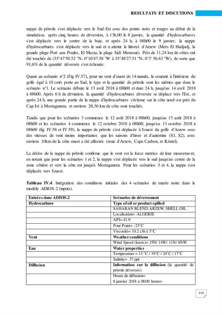 Simulation de la qualité de l’eau de la zone côtière oranaise par modélisation numérique et combinaison de données multi-sources satellitales
