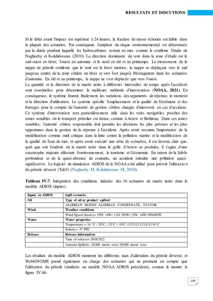 Simulation de la qualité de l’eau de la zone côtière oranaise par modélisation numérique et combinaison de données multi-sources satellitales