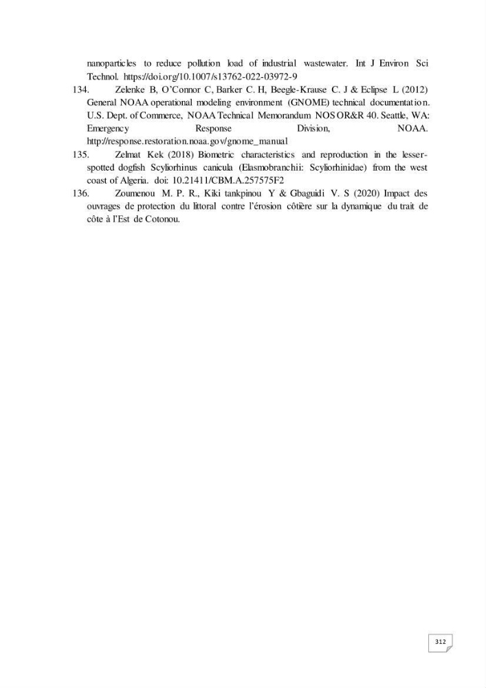 Simulation de la qualité de l’eau de la zone côtière oranaise par modélisation numérique et combinaison de données multi-sources satellitales