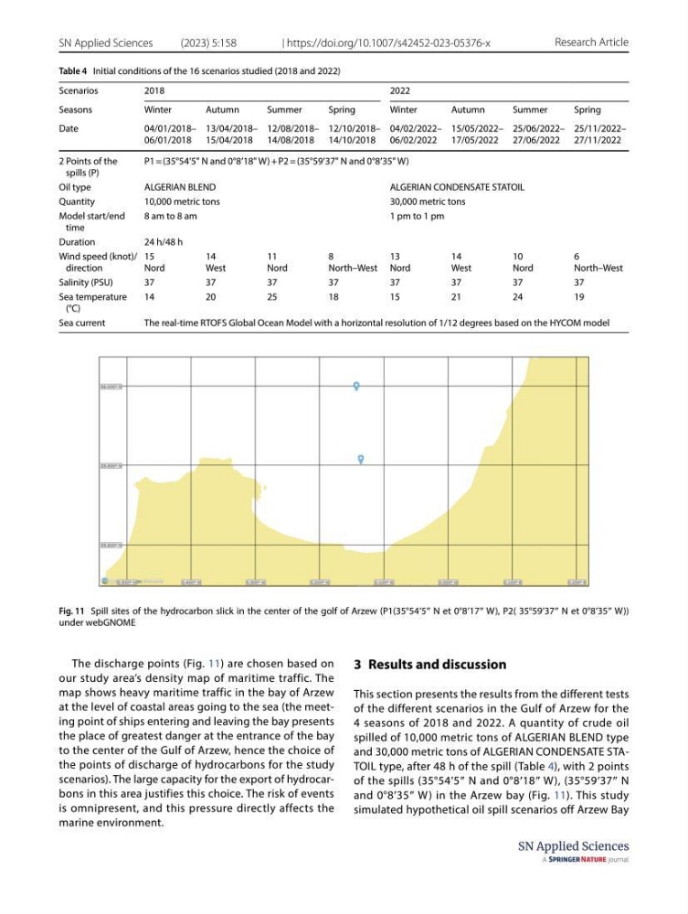 Simulation de la qualité de l’eau de la zone côtière oranaise par modélisation numérique et combinaison de données multi-sources satellitales