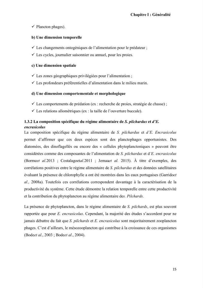 Contribution à l\'étude de la relation proies-prédateurs au sein des écosystèmes pélagiques de la côte Algérienne: