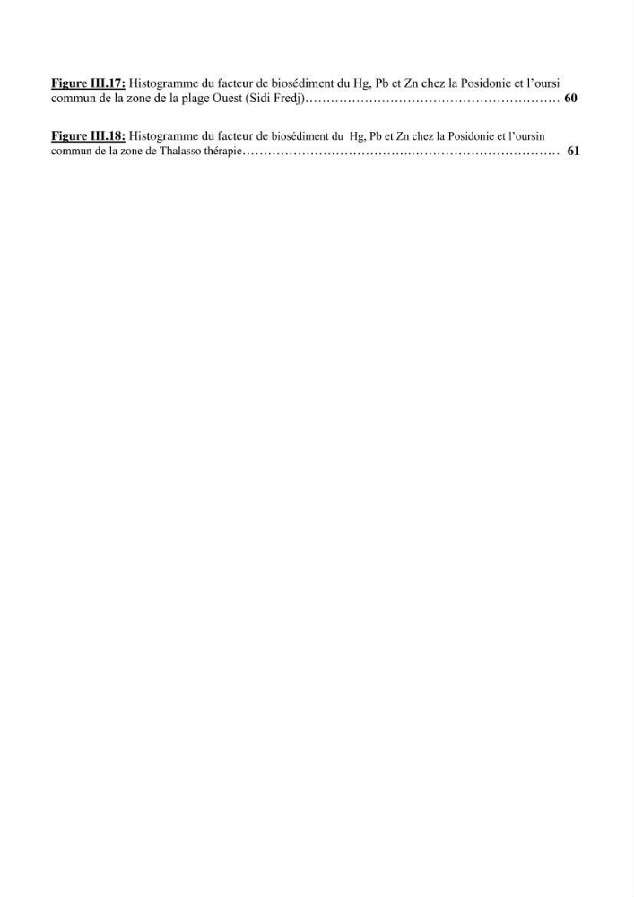 Contribution à l\'étude de l\'impact de la pollution chimique sur l\'herbier à Posidonia oceanica dans la baie d\'El Djamila