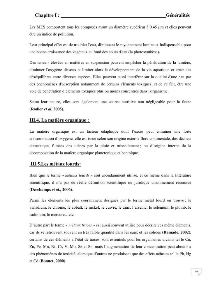 Contribution à l\'étude de l\'impact de la pollution chimique sur l\'herbier à Posidonia oceanica dans la baie d\'El Djamila
