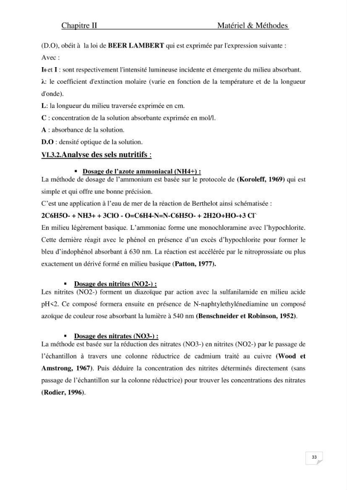 Contribution à l\'étude de l\'impact de la pollution chimique sur l\'herbier à Posidonia oceanica dans la baie d\'El Djamila