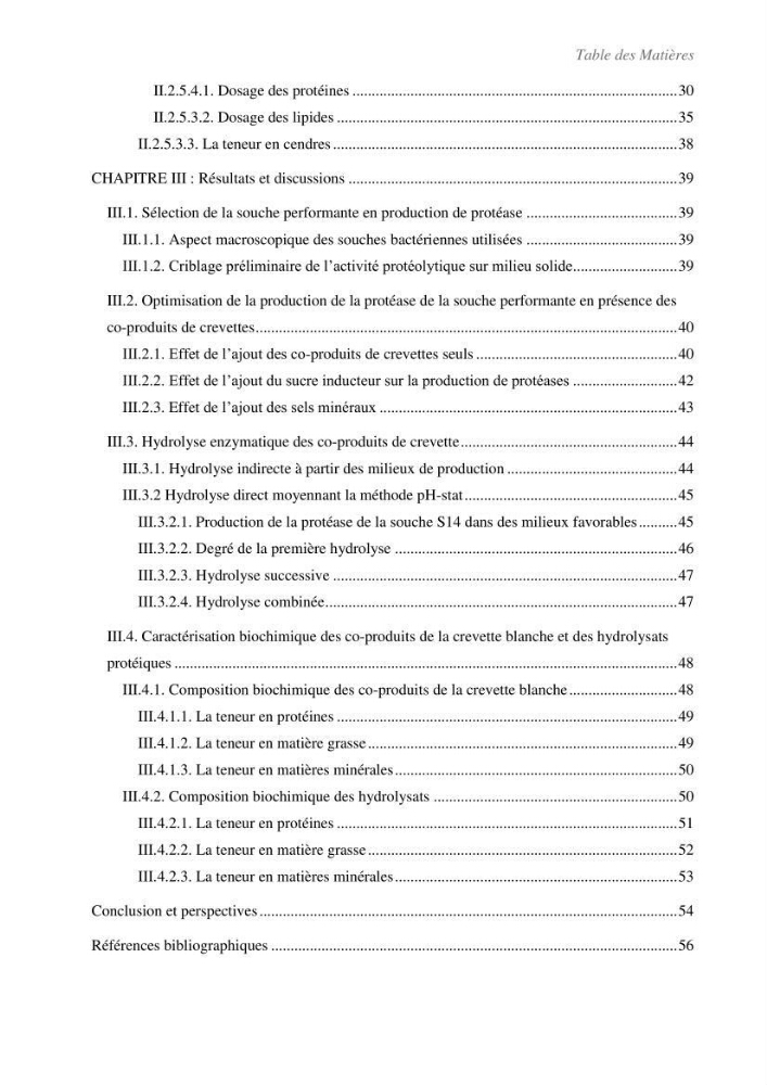 Valorisation des coproduits de la crevette blanche (Parapenaeus longirostris) par des procédés enzymatiques en utilisants des protéases bactériennes.