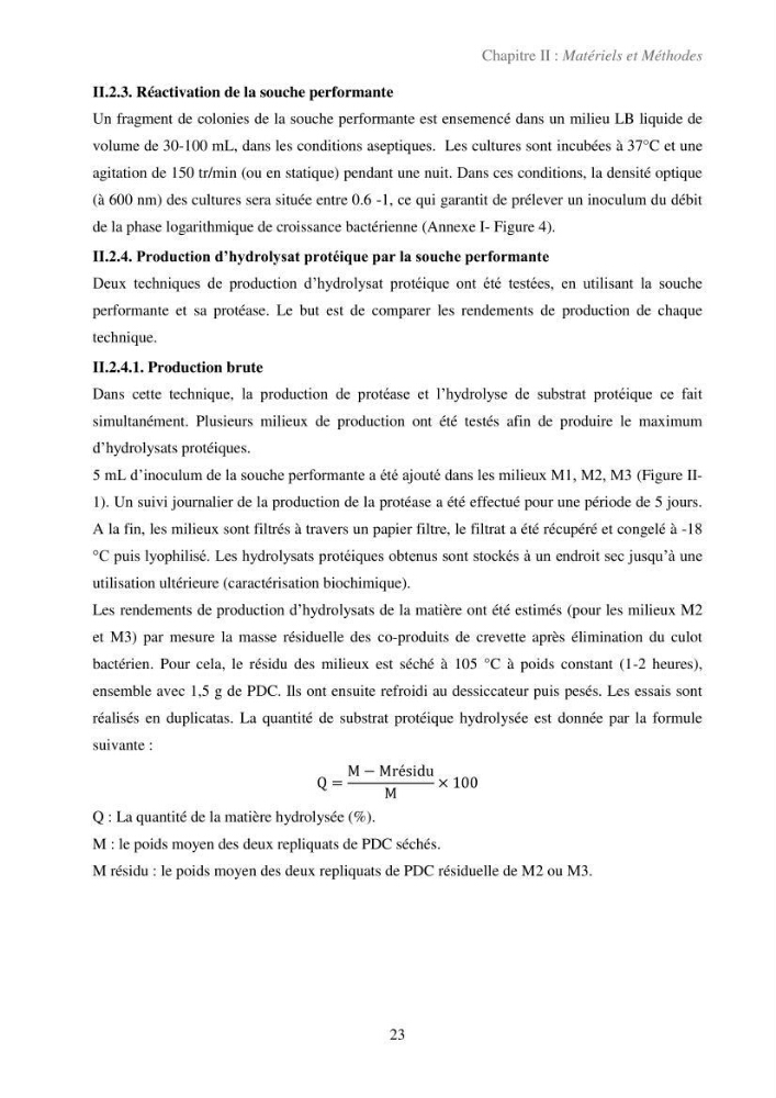 Valorisation des coproduits de la crevette blanche (Parapenaeus longirostris) par des procédés enzymatiques en utilisants des protéases bactériennes.