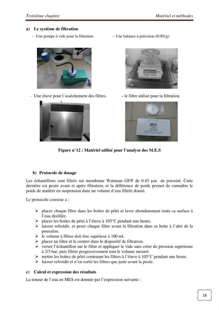 Etude physicochimique et biologique d\'un site conchylicole