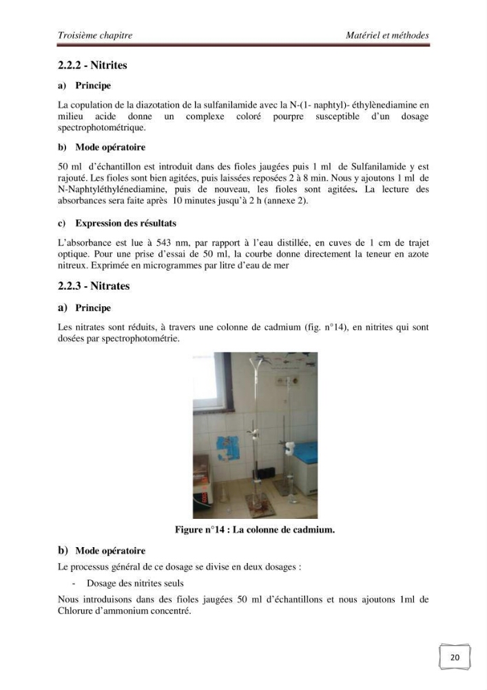 Etude physicochimique et biologique d\'un site conchylicole