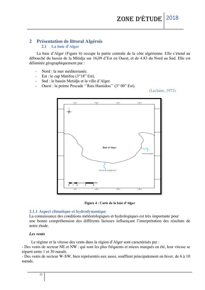 Biosurveillance des métaux traces chez deux espèces de moules (Mytilus galloprovincialis (Lamarck 1819) et Perna perna (Linnaeus 1758)) dans le littoral algérois: