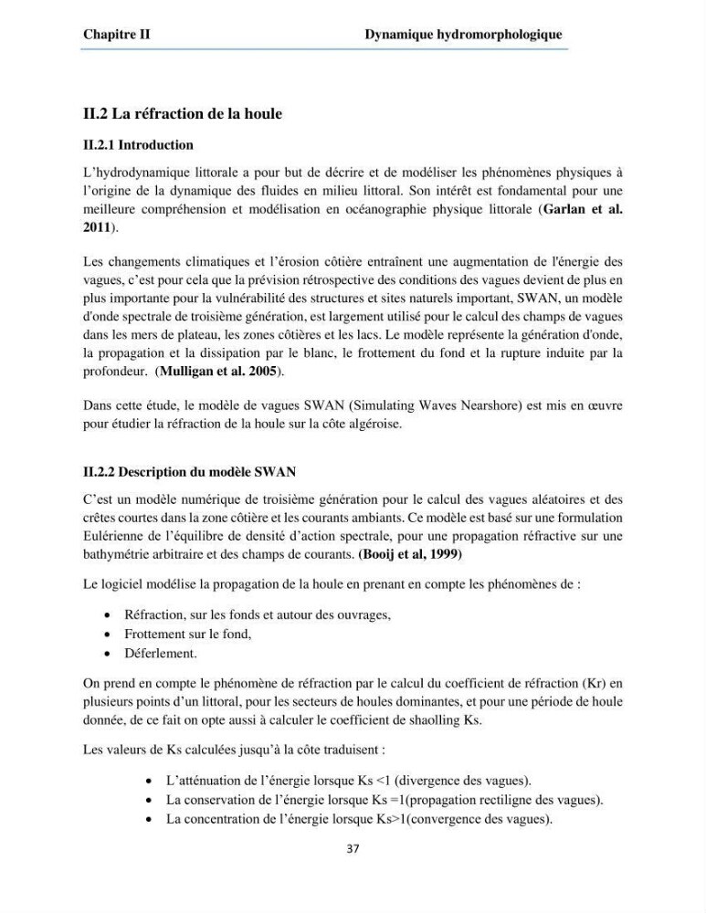 Etude du fonctionnement hydro-sédimentaire De la plage de Palm-Beach