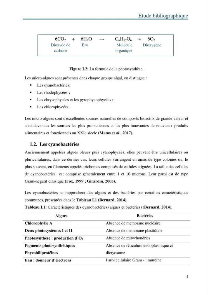 Production de la spiruline (Arthrospira platensis) dans des conditions de culture différentes