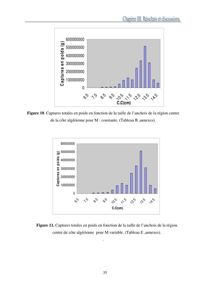 L\'impact de la variation de la mortalité naturelle (M) sur la biomasse exploitable de l\'anchois Engaulis encrasicolus,(LINNE,1758) de la région centre de la côte algérienne