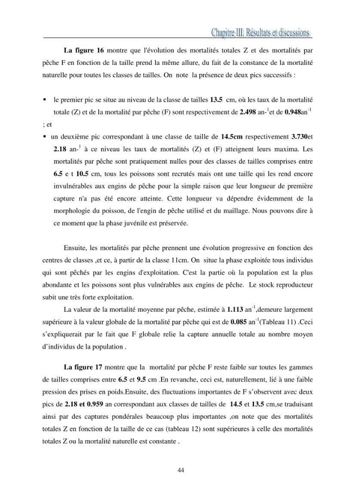 L\'impact de la variation de la mortalité naturelle (M) sur la biomasse exploitable de l\'anchois Engaulis encrasicolus,(LINNE,1758) de la région centre de la côte algérienne