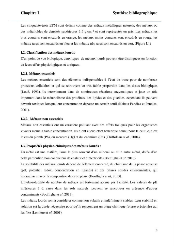 Evaluation et isolement des bactéries tolérantes aux métaux lourds
