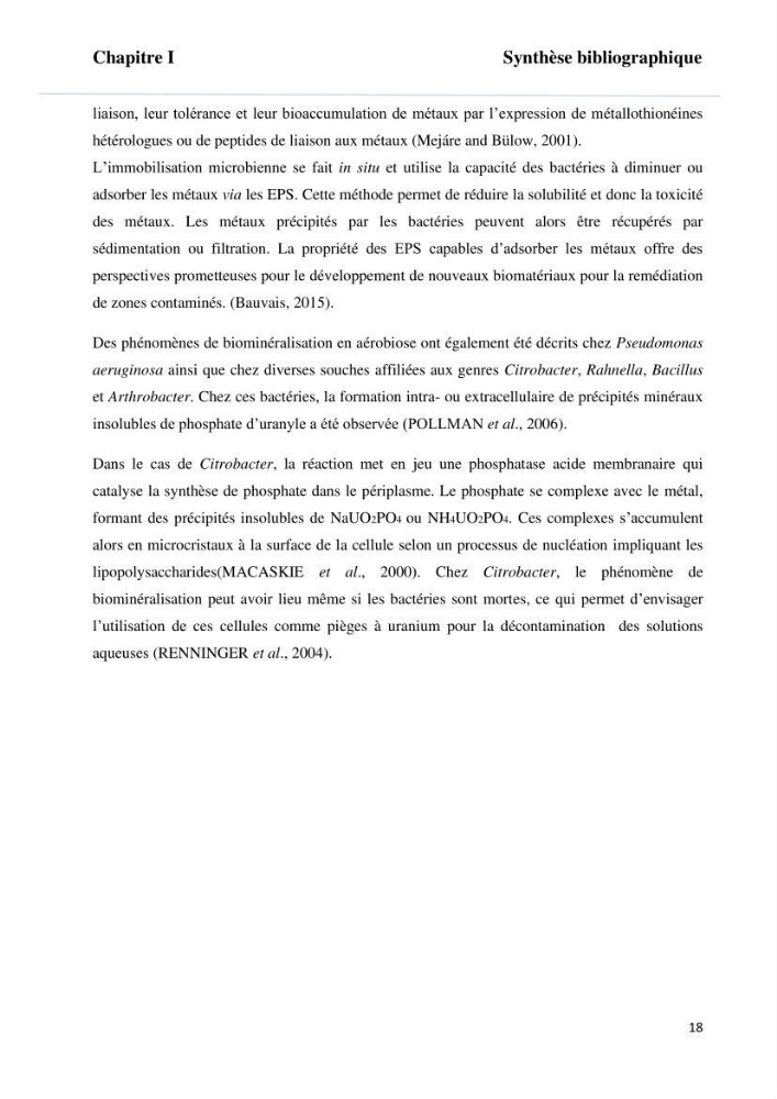Evaluation et isolement des bactéries tolérantes aux métaux lourds