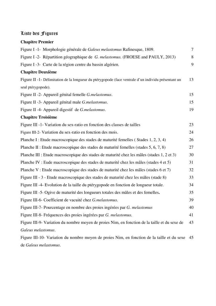 Contribution à la biologie de Galeus melastomus (Elasmobranches, Sscyliorhinidae dans la région centre de la côte algérienne:
