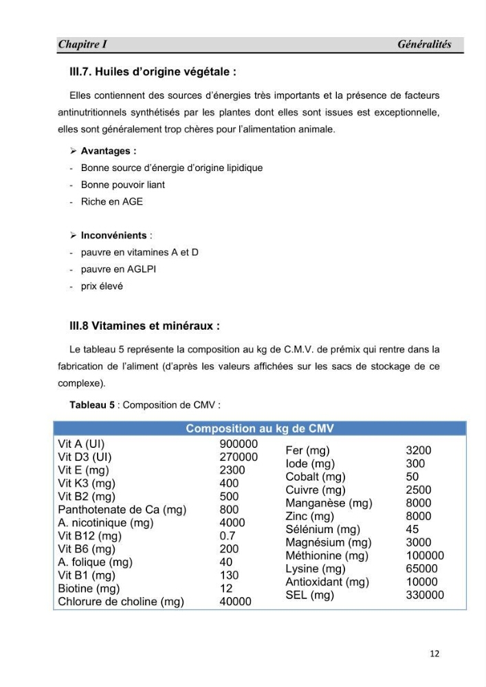 Contribution à l\'étude de fabrication d\'aliment extrudé pour tilapia au niveau de la ferme \"Pescado de la Duna\" (Ouargla):