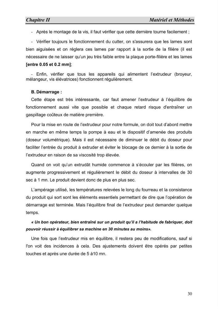 Contribution à l\'étude de fabrication d\'aliment extrudé pour tilapia au niveau de la ferme \"Pescado de la Duna\" (Ouargla):