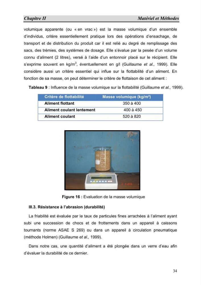 Contribution à l\'étude de fabrication d\'aliment extrudé pour tilapia au niveau de la ferme \"Pescado de la Duna\" (Ouargla):