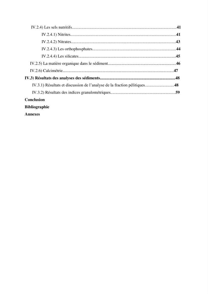 Les paramètres physico-chimiques dans l’eau de mer et les sédiments dans le port de Sidi-Fredj: