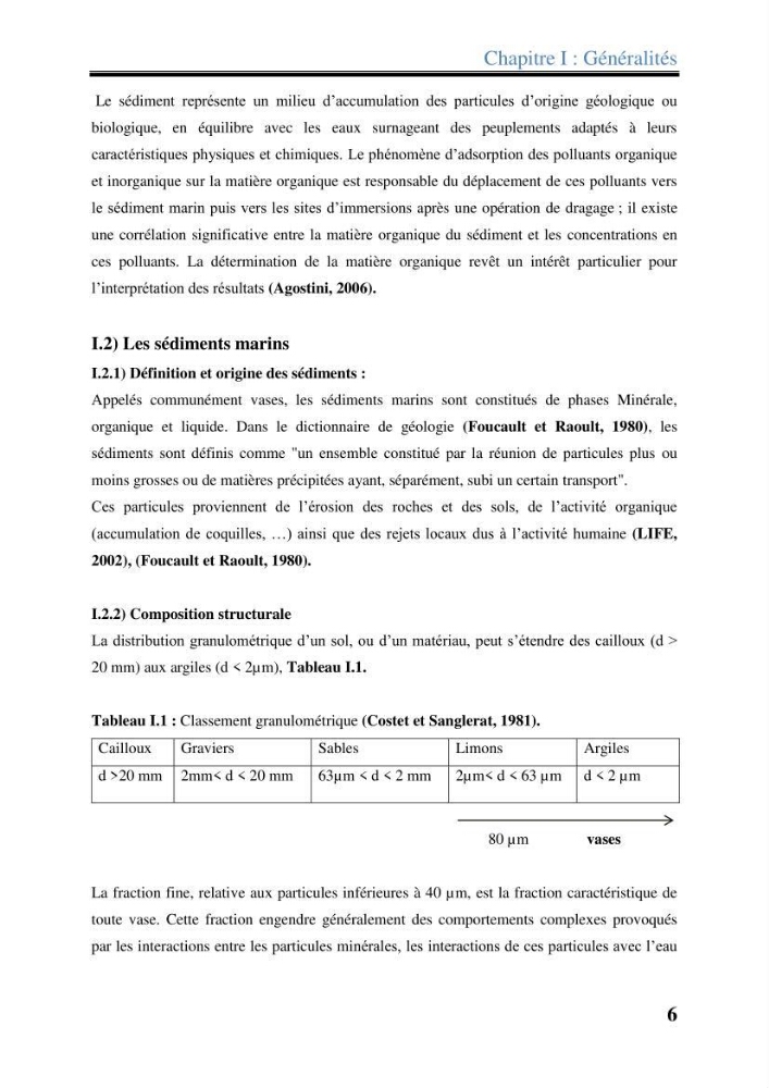 Les paramètres physico-chimiques dans l’eau de mer et les sédiments dans le port de Sidi-Fredj: