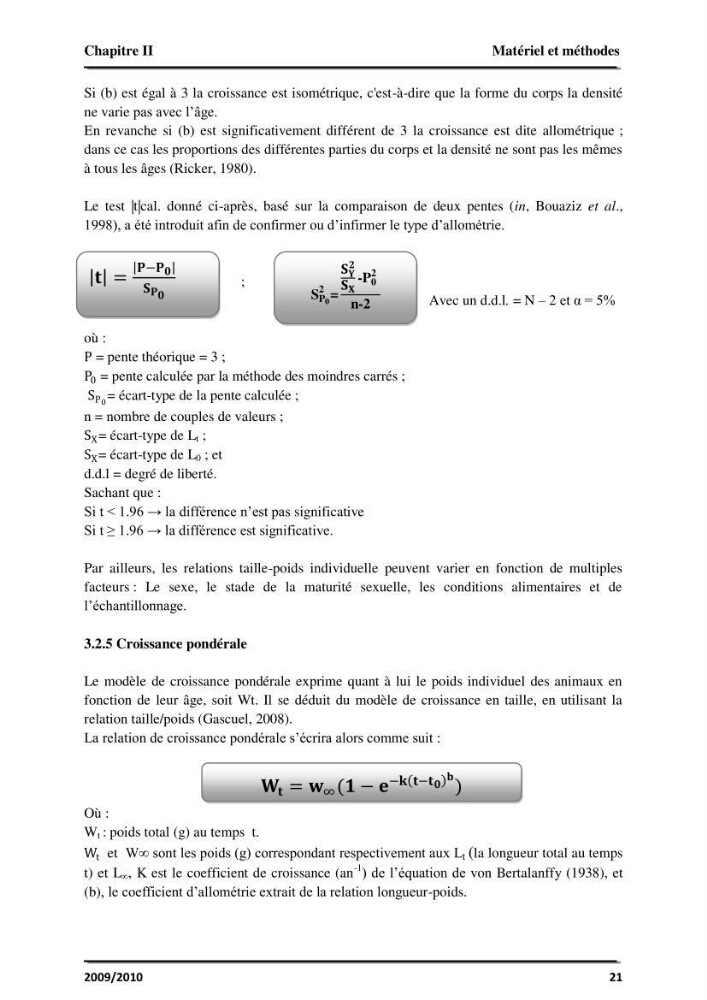 Application des logiciels FISAT II version 1.2.0 et FISHPARM version 3.0S pour la détermination des paramètres biologiques de la Sardinelle (Sardinella aurita, Valenciennes 1847) de la région centre de la côte algérienne: