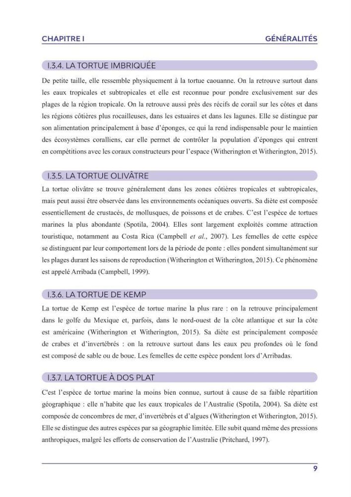Contribution à l\'étude des échouages des tortues marines le long du littoral algérien