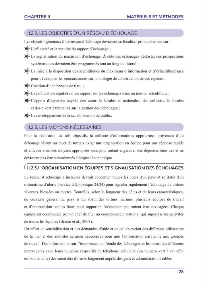 Contribution à l\'étude des échouages des tortues marines le long du littoral algérien