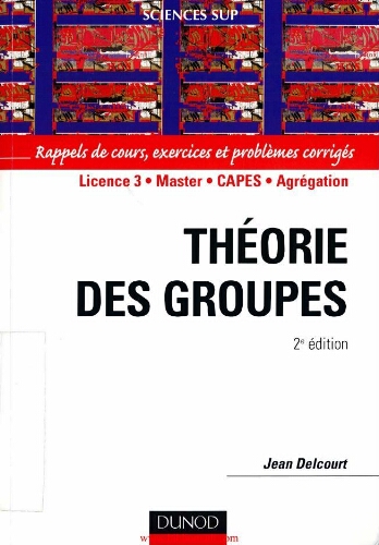 Théorie des groupes Théorie des groupes