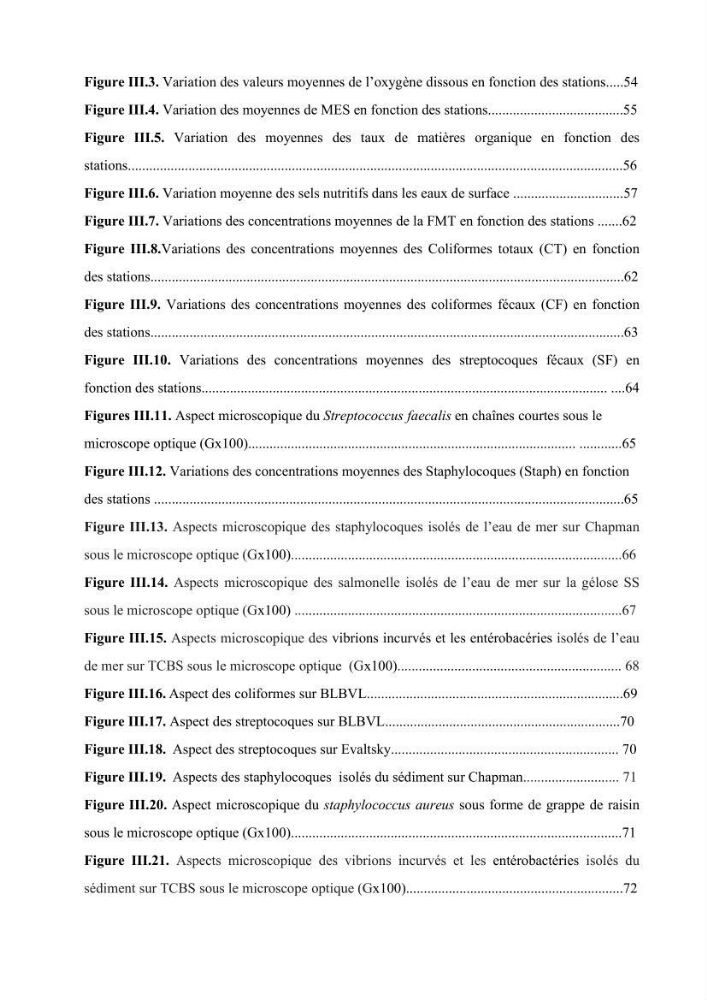 Contribution à l’évaluation de la qualité environmental d’une ferme aquacole:
