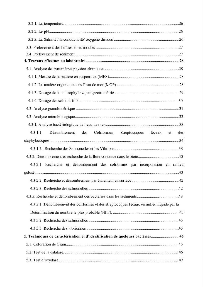 Contribution à l’évaluation de la qualité environmental d’une ferme aquacole: