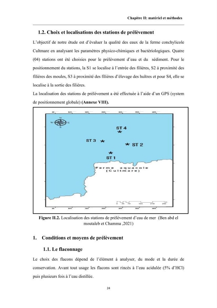 Contribution à l’évaluation de la qualité environmental d’une ferme aquacole: