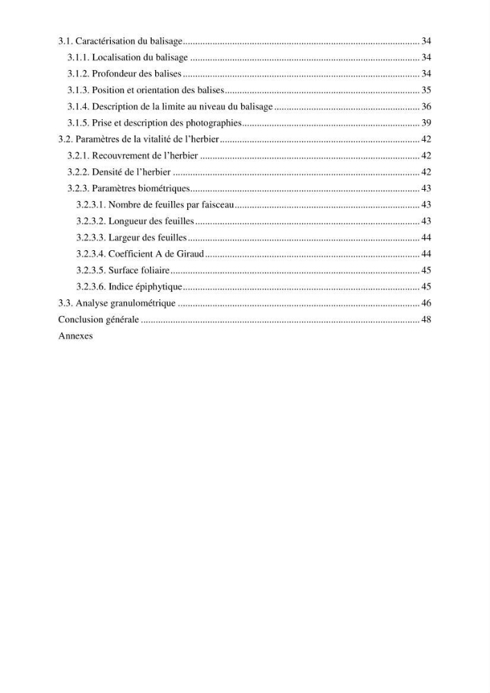 La mise en place d\'un réseau de surveillance de l\'herbier à posidonia oceanica de Boui-Ismail