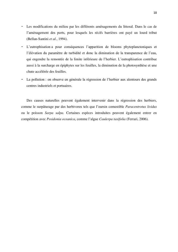 La mise en place d\'un réseau de surveillance de l\'herbier à posidonia oceanica de Boui-Ismail