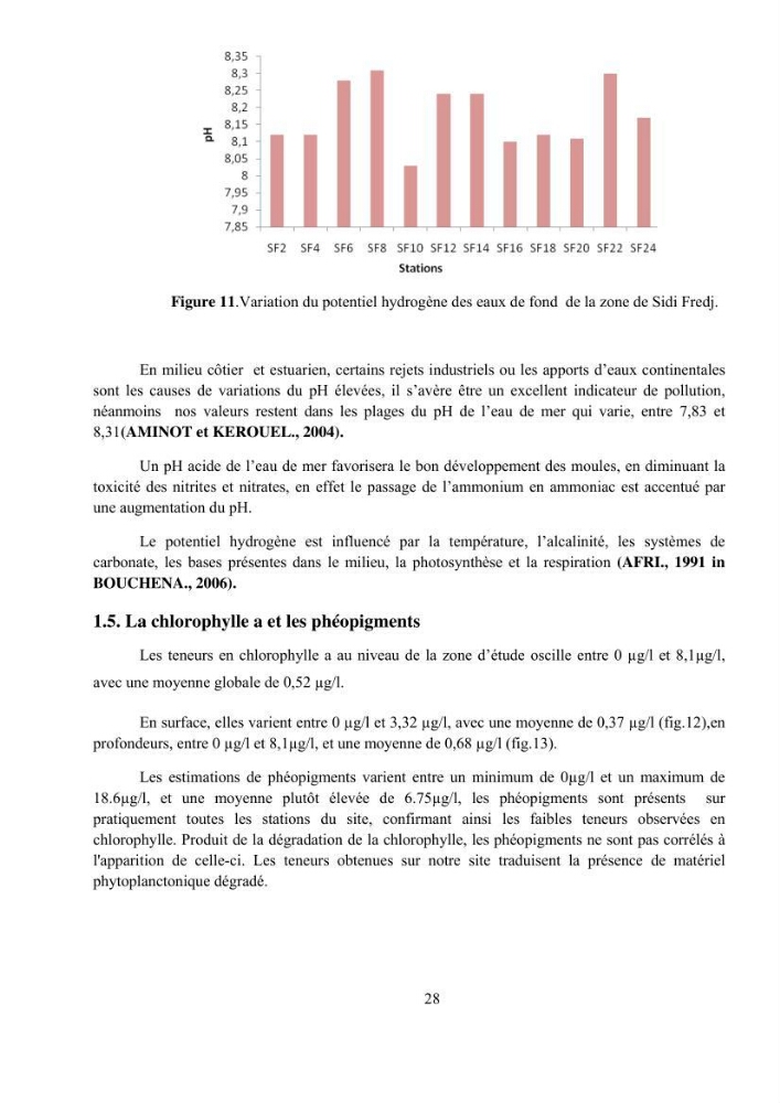 Etude hydrosédimentaire pour l\'installation d\'une filière conhylicole dans la zone ouest de la presqu\'île de Sidi Fredj