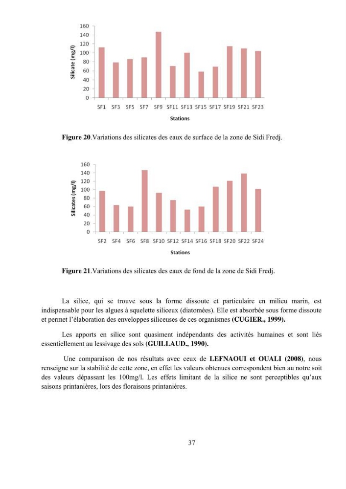 Etude hydrosédimentaire pour l\'installation d\'une filière conhylicole dans la zone ouest de la presqu\'île de Sidi Fredj