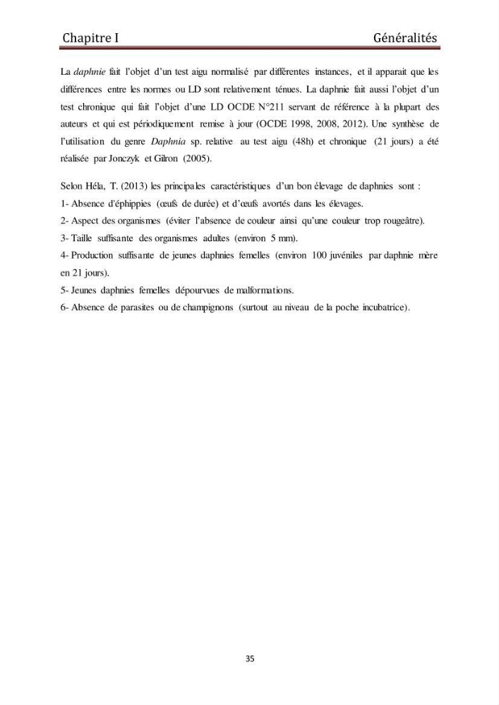 Les daphnies : caractéristiques, production et valorisation