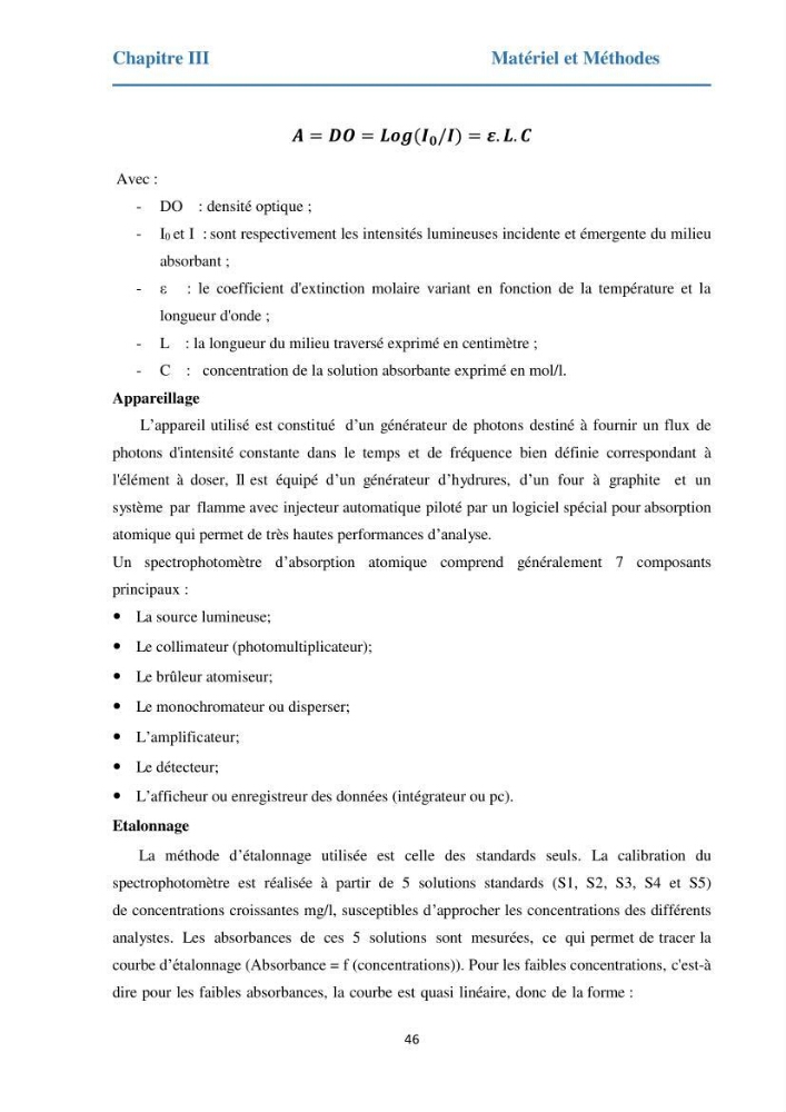 Etude des métaux traces chez les moules de la côte algeroise