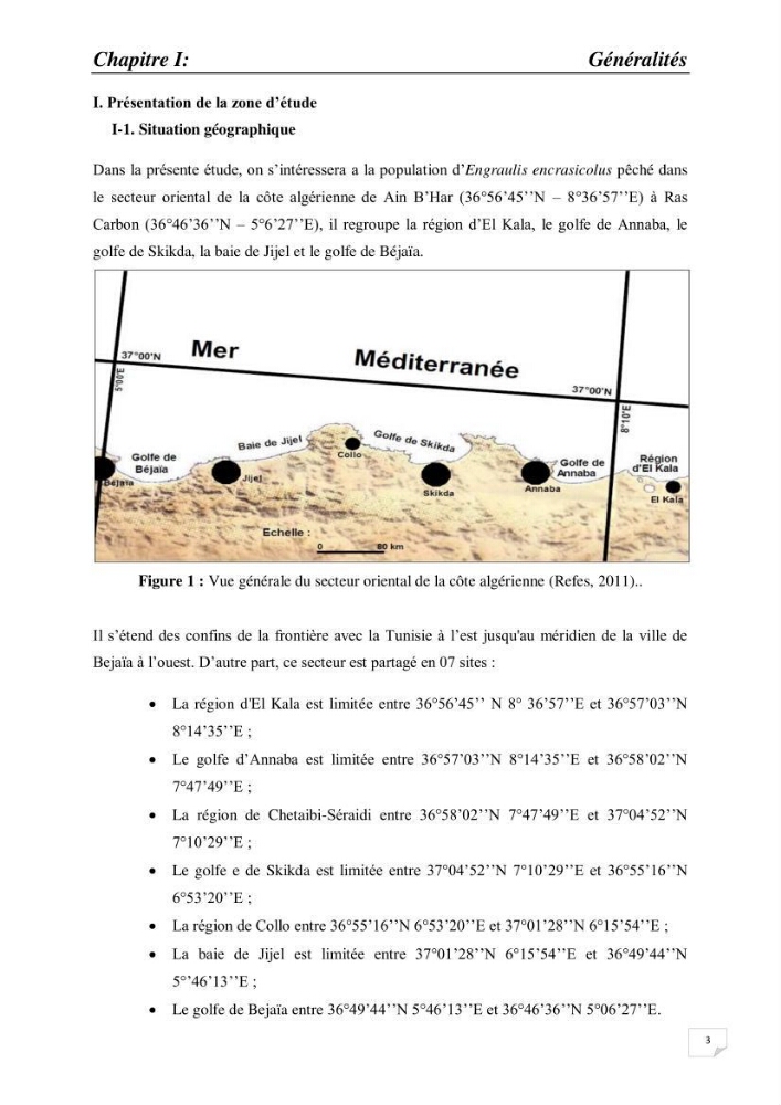 Impact de la variation du taux de mortalité Z sur l\'estimation de la biomasse exploitable de l\'Anchois Engraulis encrasicolus (LINNE, 1758) de la région Est de la côte Algérienne.
