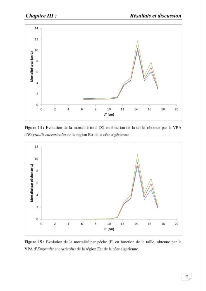 Impact de la variation du taux de mortalité Z sur l\'estimation de la biomasse exploitable de l\'Anchois Engraulis encrasicolus (LINNE, 1758) de la région Est de la côte Algérienne.