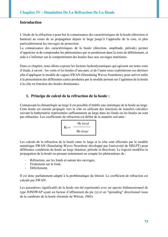 Impact des ouvrages de protection sur la morphodynamique des côtes: cas d\'étude : Bois sacré Gouraya-Tipaza