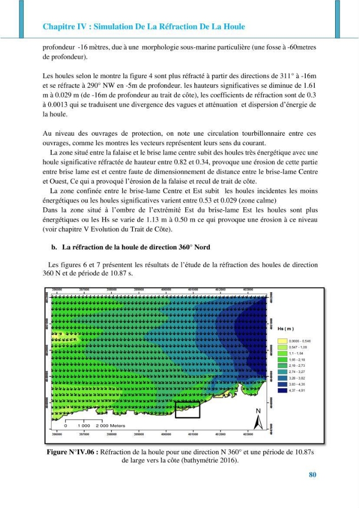 Impact des ouvrages de protection sur la morphodynamique des côtes: cas d\'étude : Bois sacré Gouraya-Tipaza