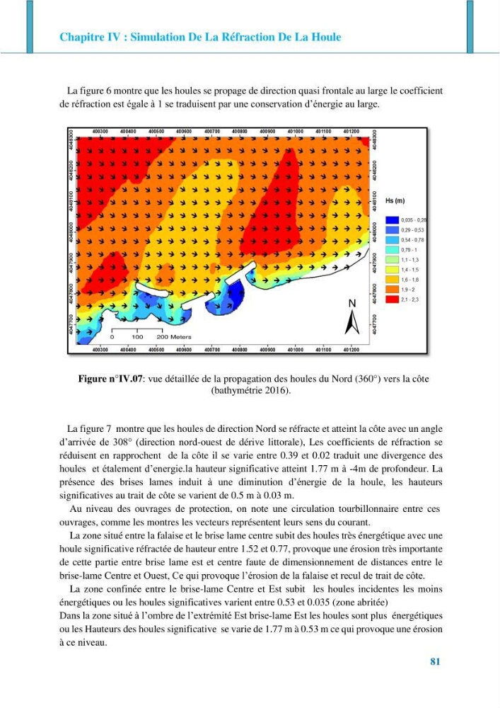 Impact des ouvrages de protection sur la morphodynamique des côtes: cas d\'étude : Bois sacré Gouraya-Tipaza