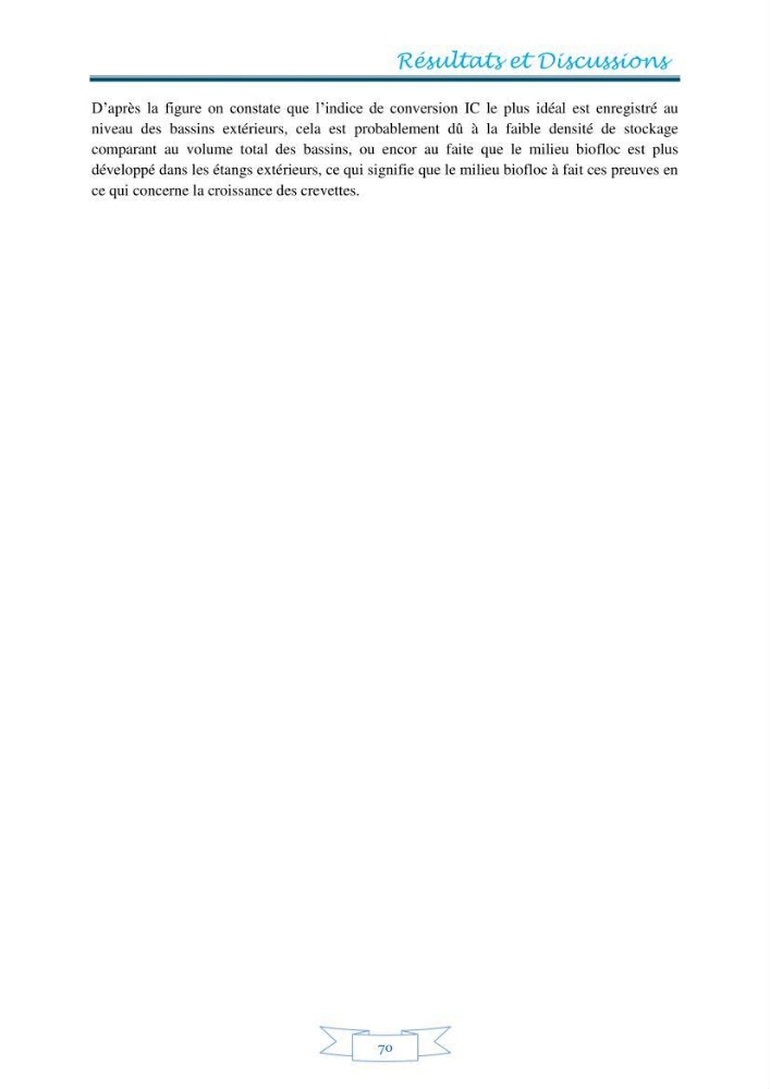 Contribution à la maîtrise des procédés d\'élevage de la crevette à pattes blanches Litopénaeus vannamel à basse salinité avec le système de biofloc dans la ferme pilote de crevetticulture de Hassi ben Abdallah (Ouargla):